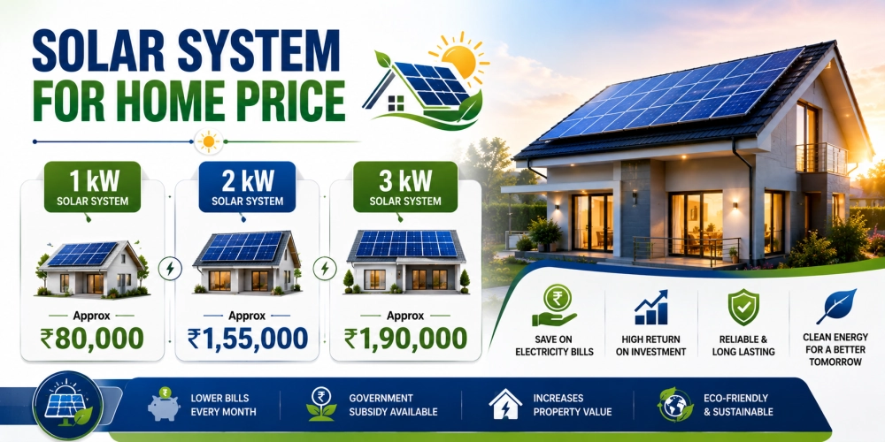 solar system for home price
