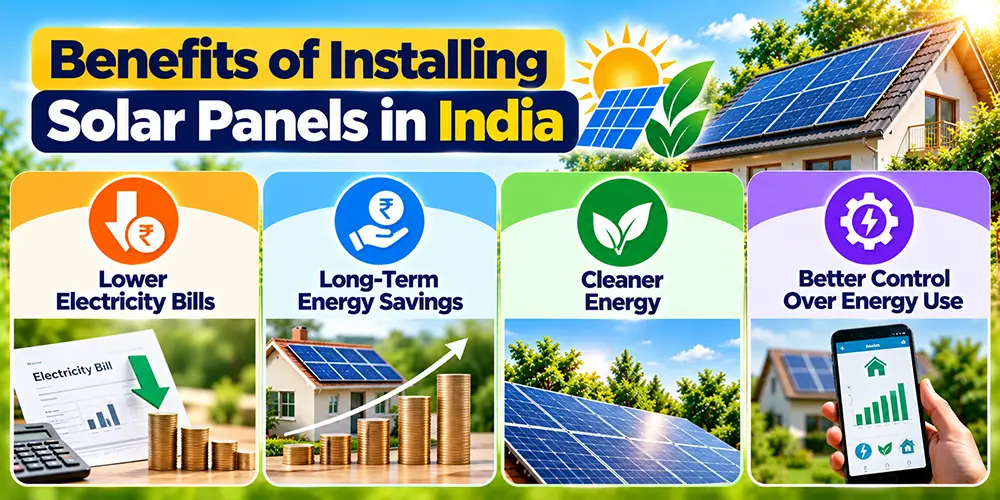 Benefits of Installing Solar Panels in India