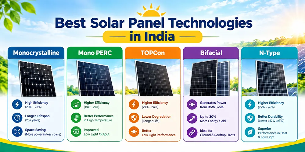 Best Solar Panel Technologies