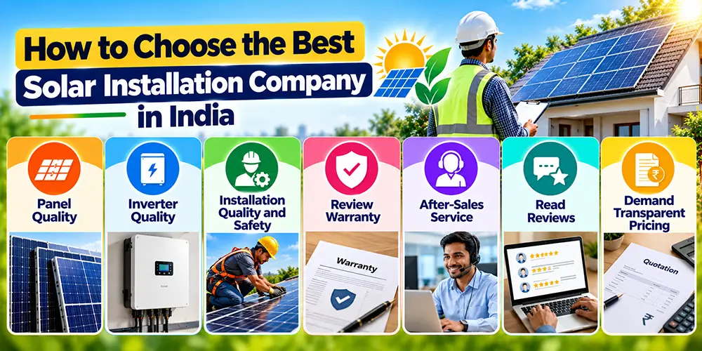 How to Choose the Best Solar Installation Company in India