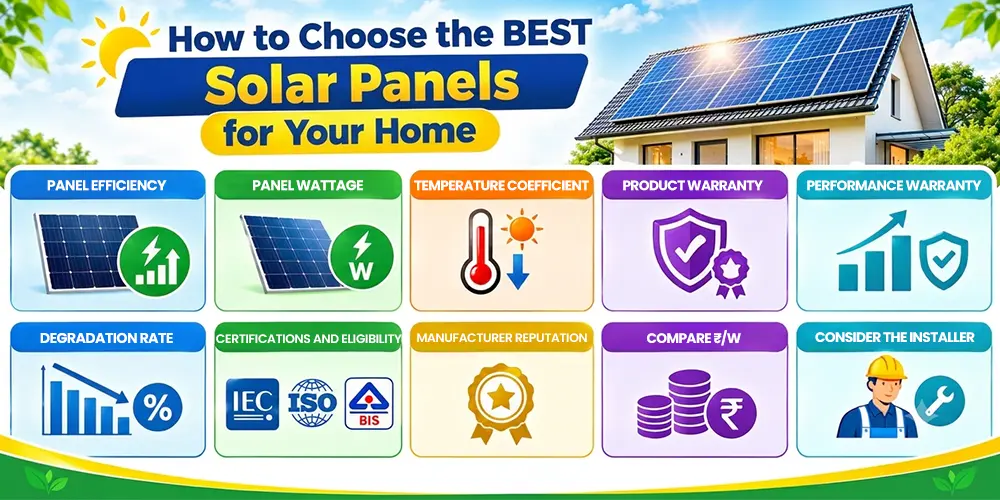 How to Choose the Best Solar Panels for Your Home