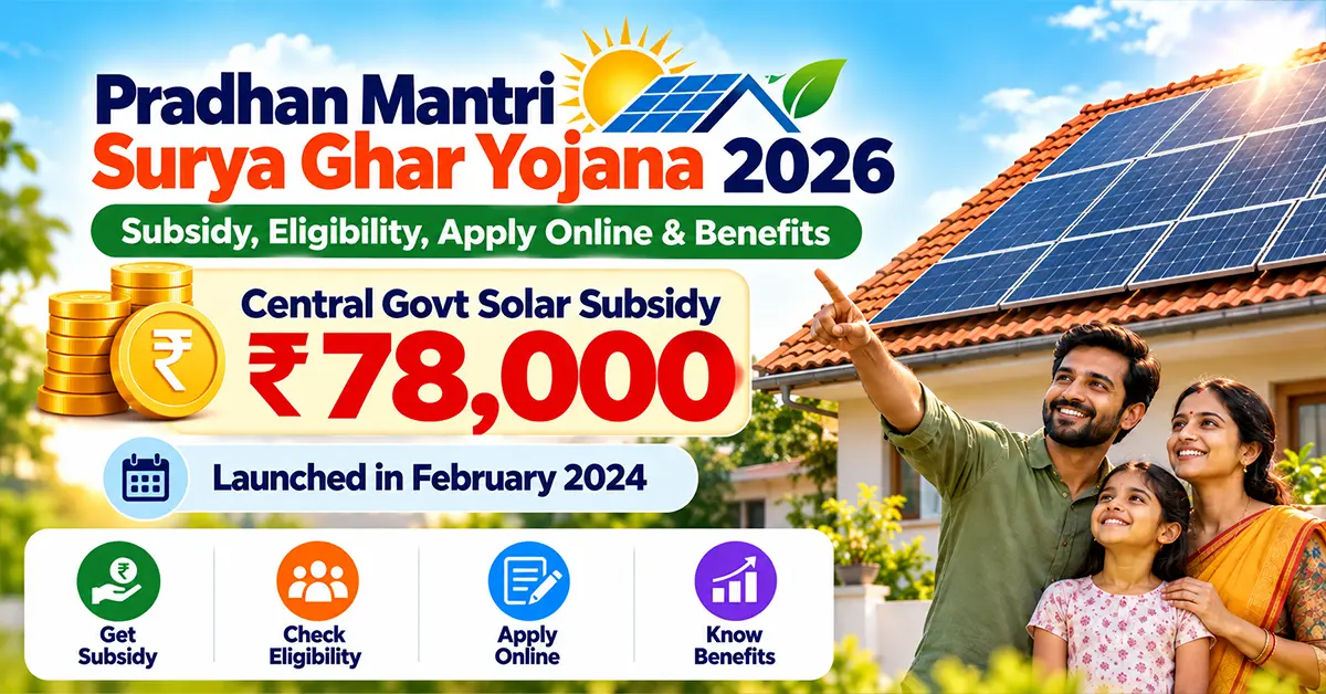 Pradhan Mantri Surya Ghar Yojana 2026